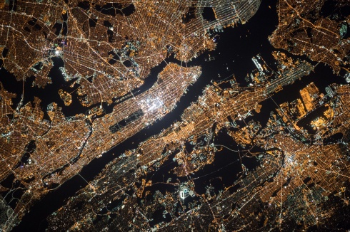 New York City Night Map